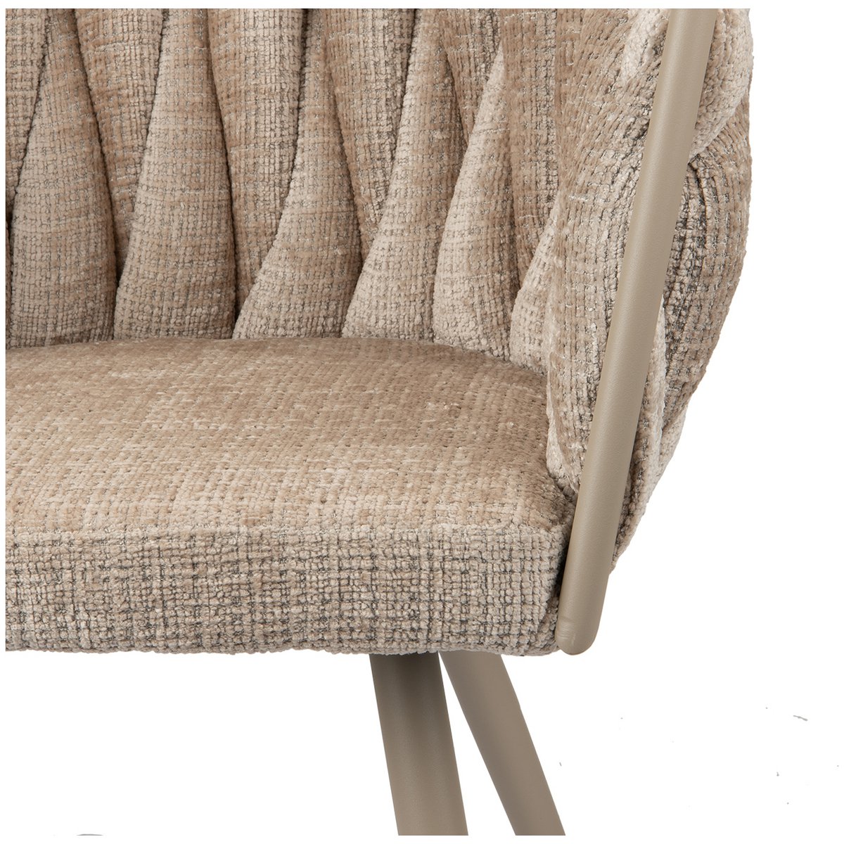 Crème de chaise d'onde (ensemble de 2)