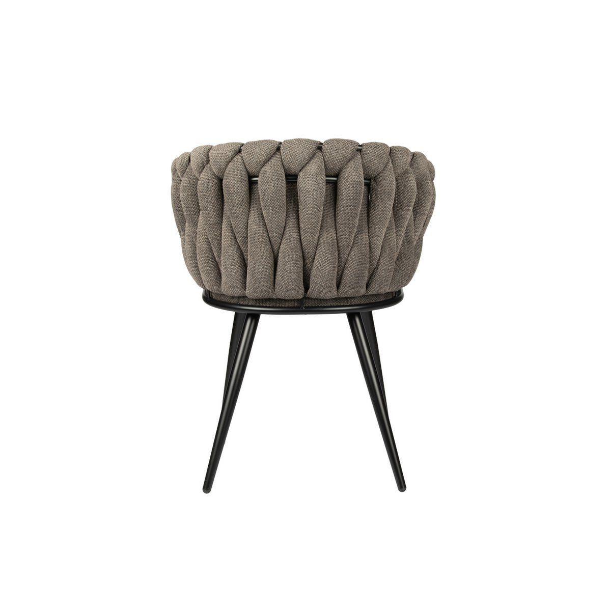 Chaise Wave taupe (Lot de 2)