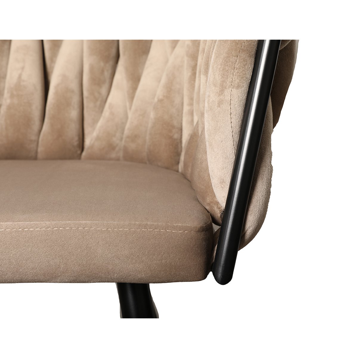 Chaise Wave blanc sable (Lot de 2)