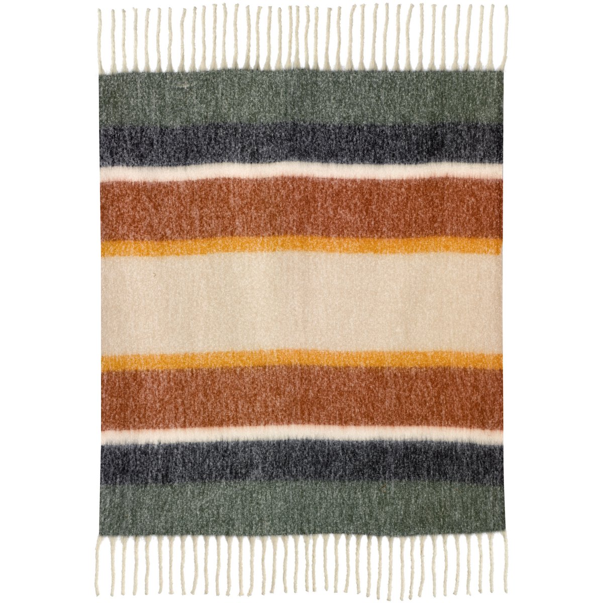 Plaid recyclé Isabel Rouille 130 x 160