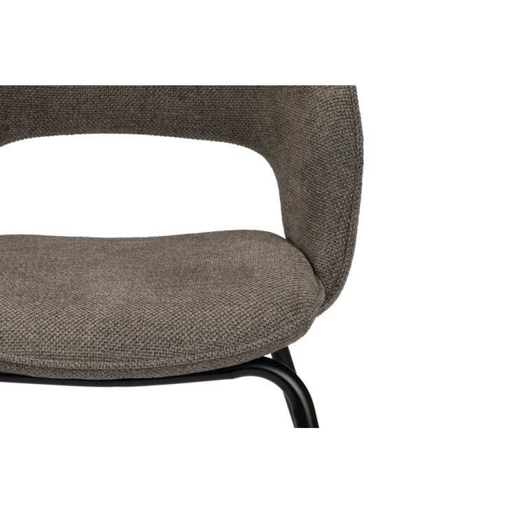 Chaise arc-en-ciel taupe (Ensemble de 2)