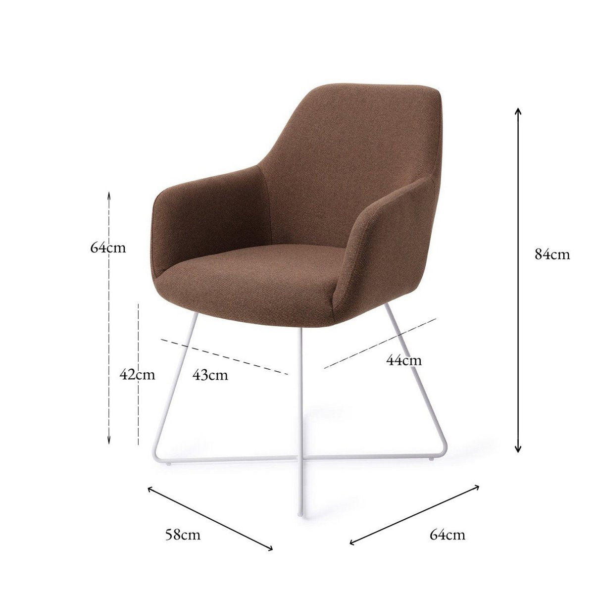 Jesper Home Hiroo Dining chair Cross White
