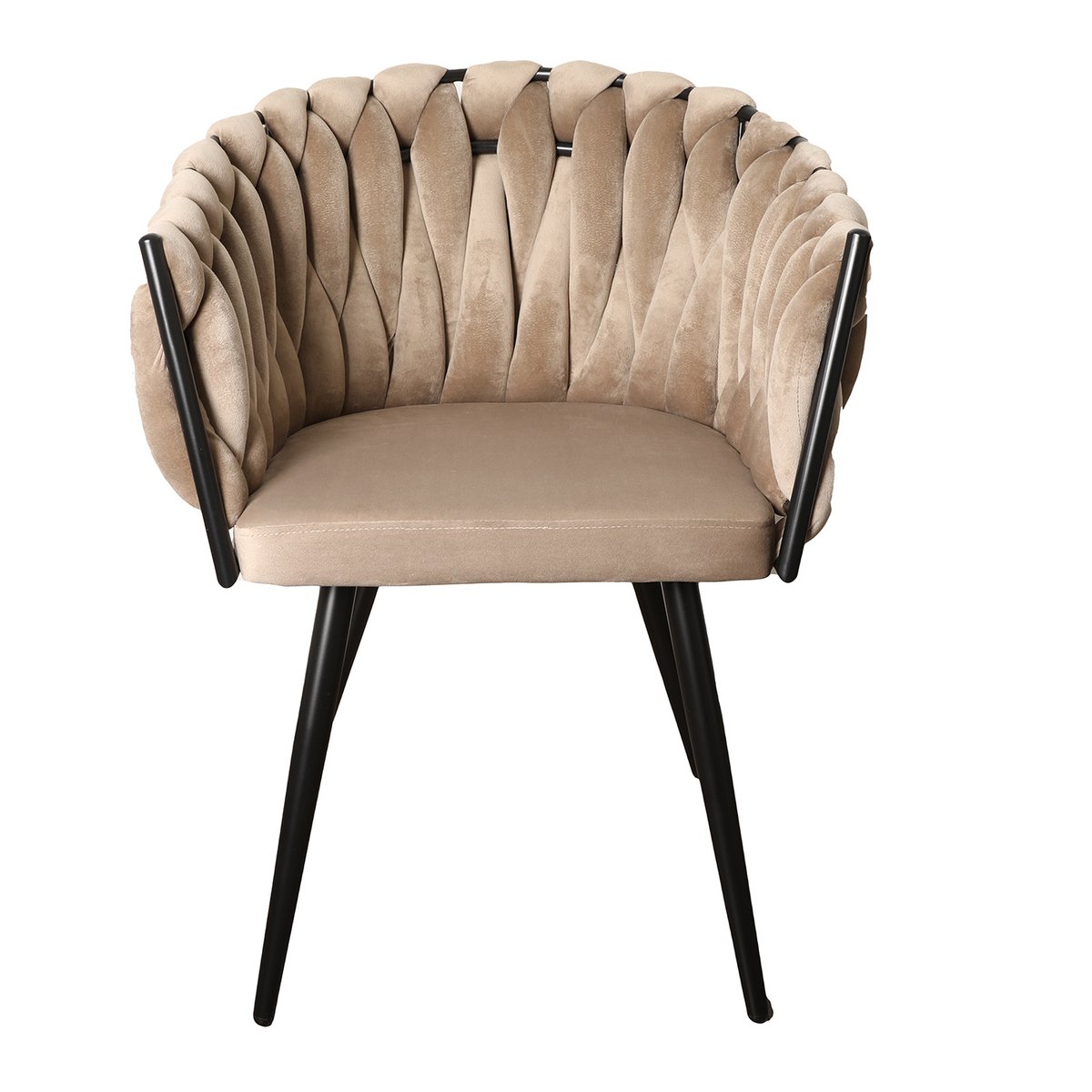 Chaise Wave blanc sable (Lot de 2)