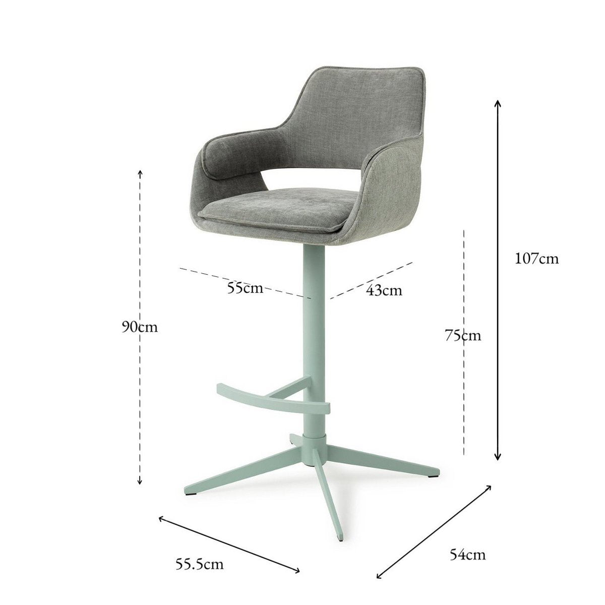 Jesper Home Oketo Bar chair