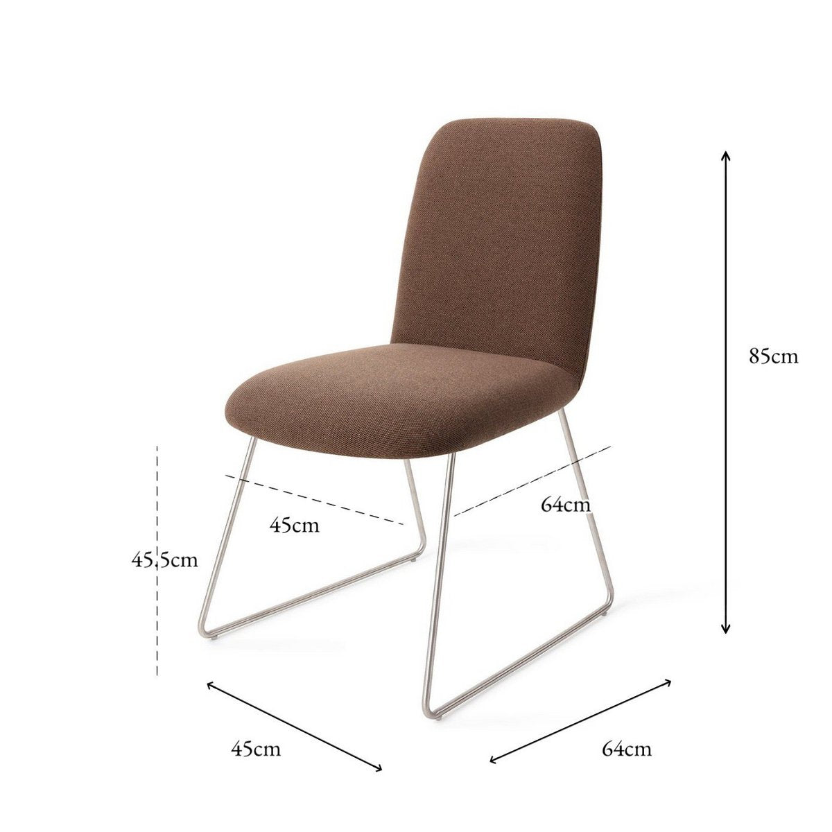 Jesper Home Taiwa Dining chair Slide Steel