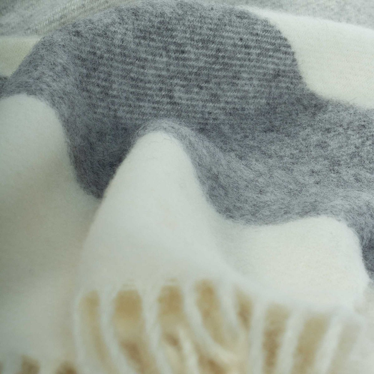 Plaid Laine AGATHA gris