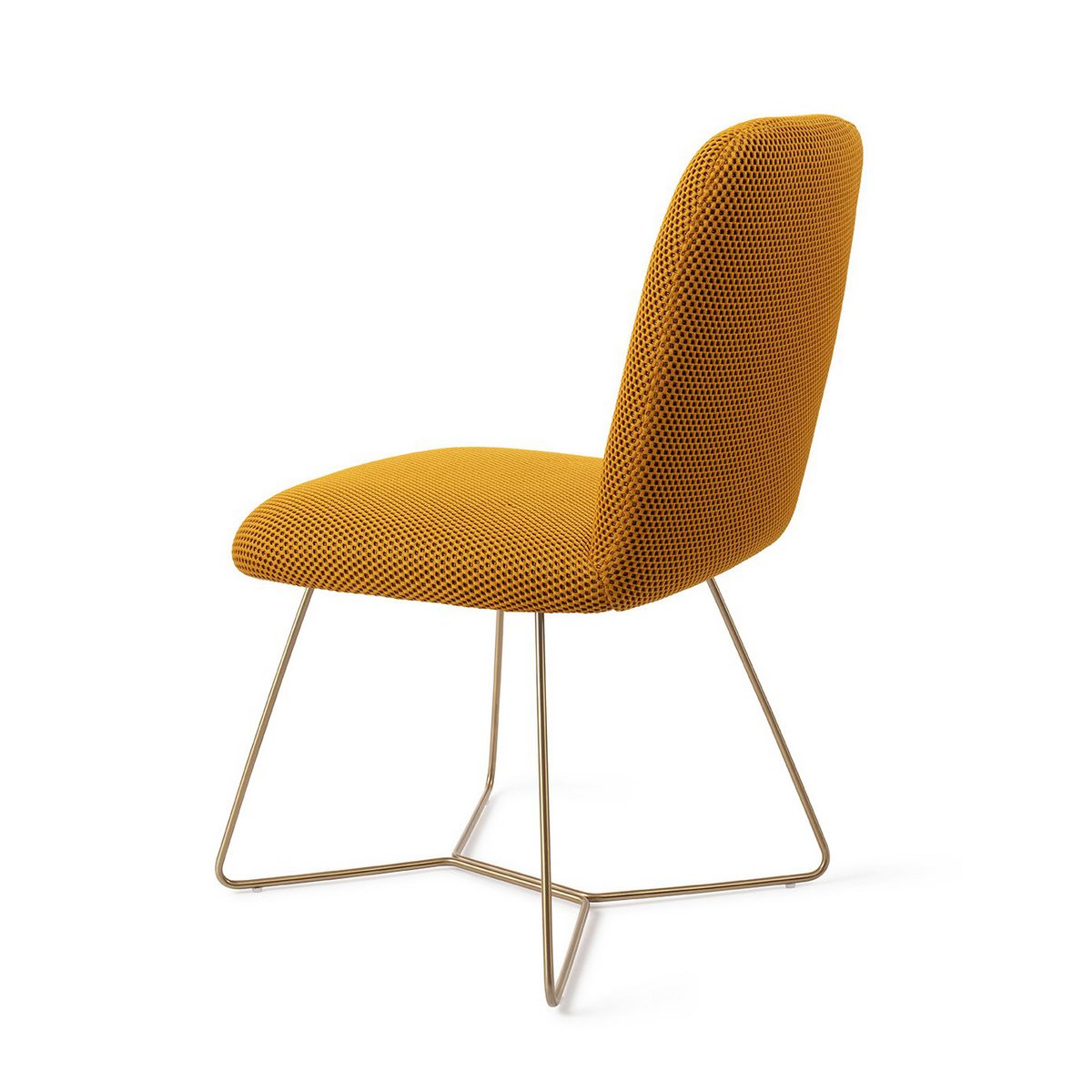 Jesper Home Taiwa Dining chair Beehive Gold