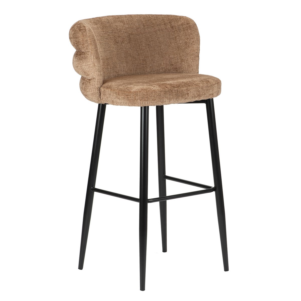 Chaise de barre de nuage caramel