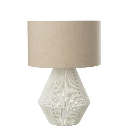 Lampe de table J-Line String - jute - blanc